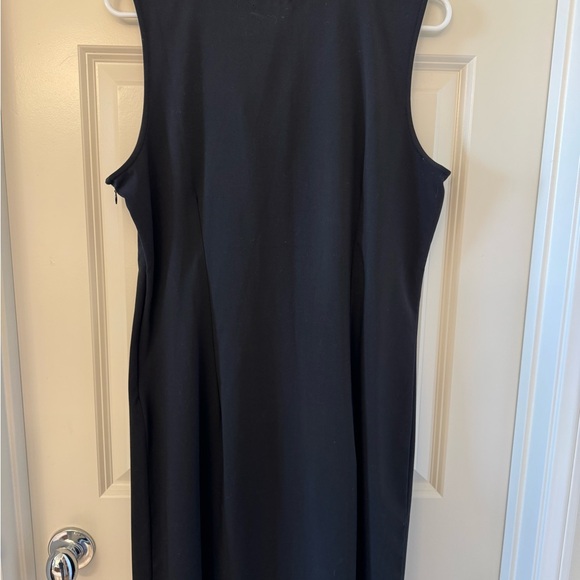 Black Ruffle Sleeveless Mini Dress - Picture 2 of 7